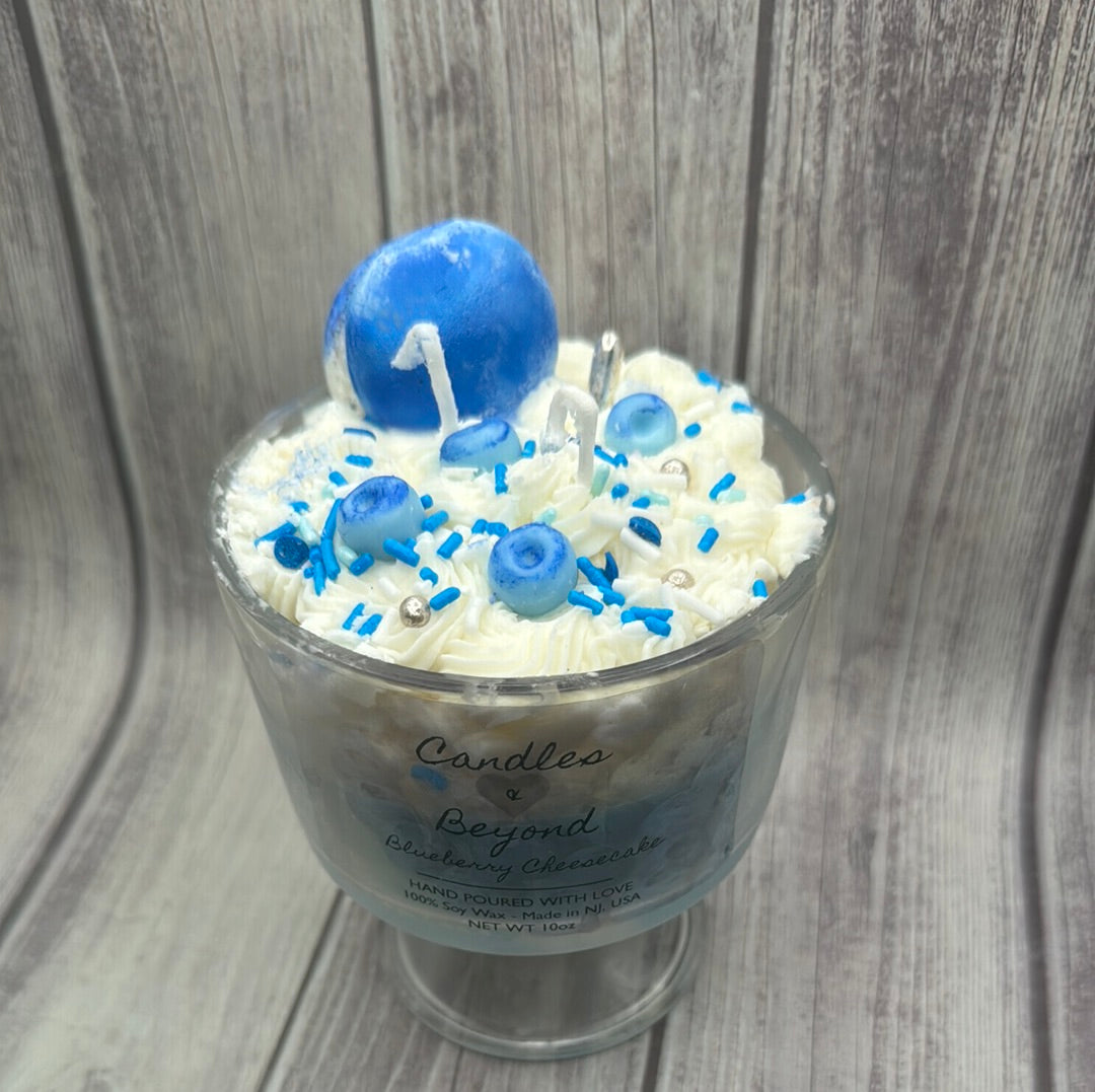 Dessert Candle - Blueberry Cheesecake