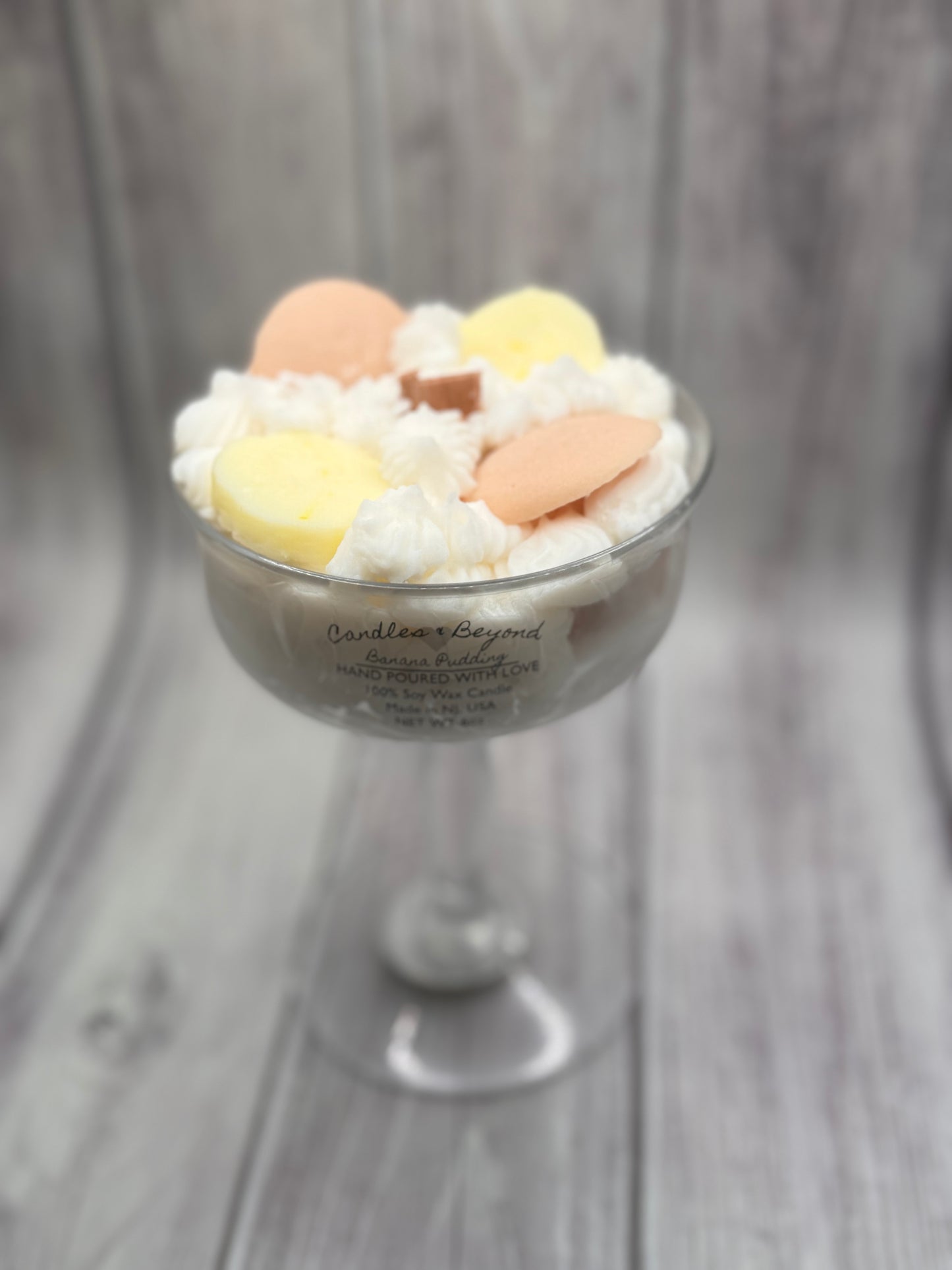 Banana Pudding Dessert Candle