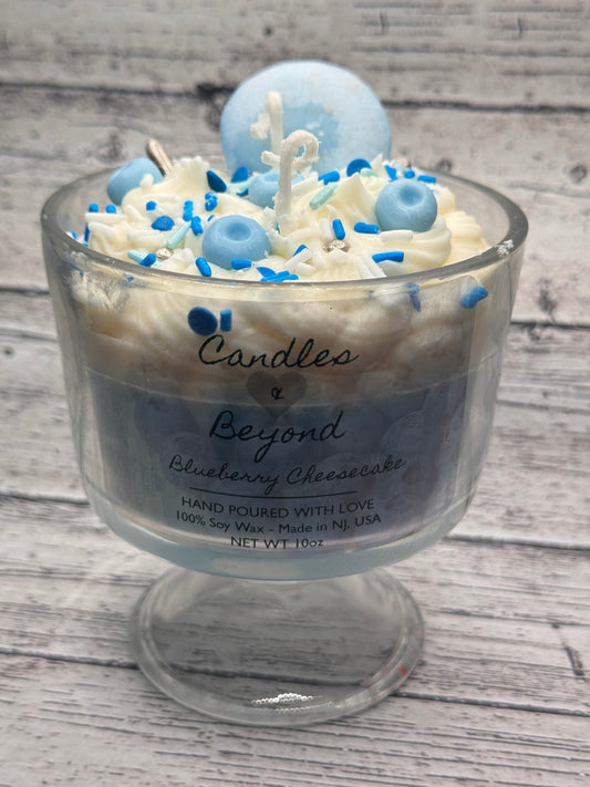 Dessert Candle - Blueberry Cheesecake